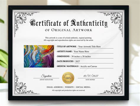 ilminhouse.com – Authenticity Certificate